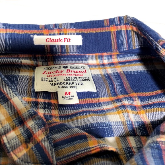 Lucky Brand Classic Fit Plaid Button Up - Picture 4 of 4